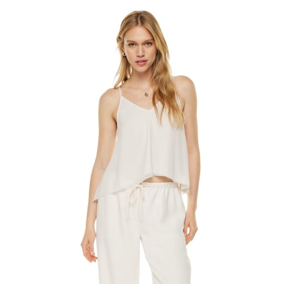 Aritzia Wilfred Hankie Blouse White | Size Medium - Picture 5 of 13